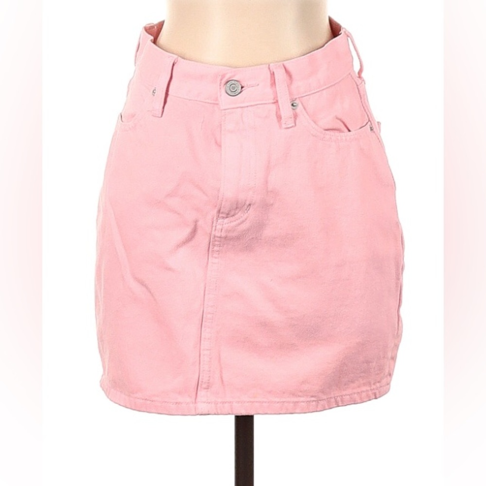 TNA denim mini skirt